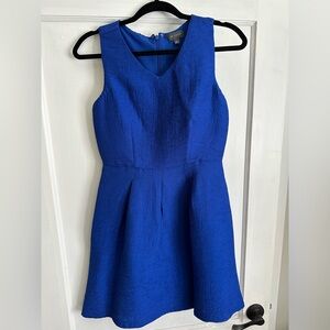 The Limited Textured Blue Mini Dress Size 0
